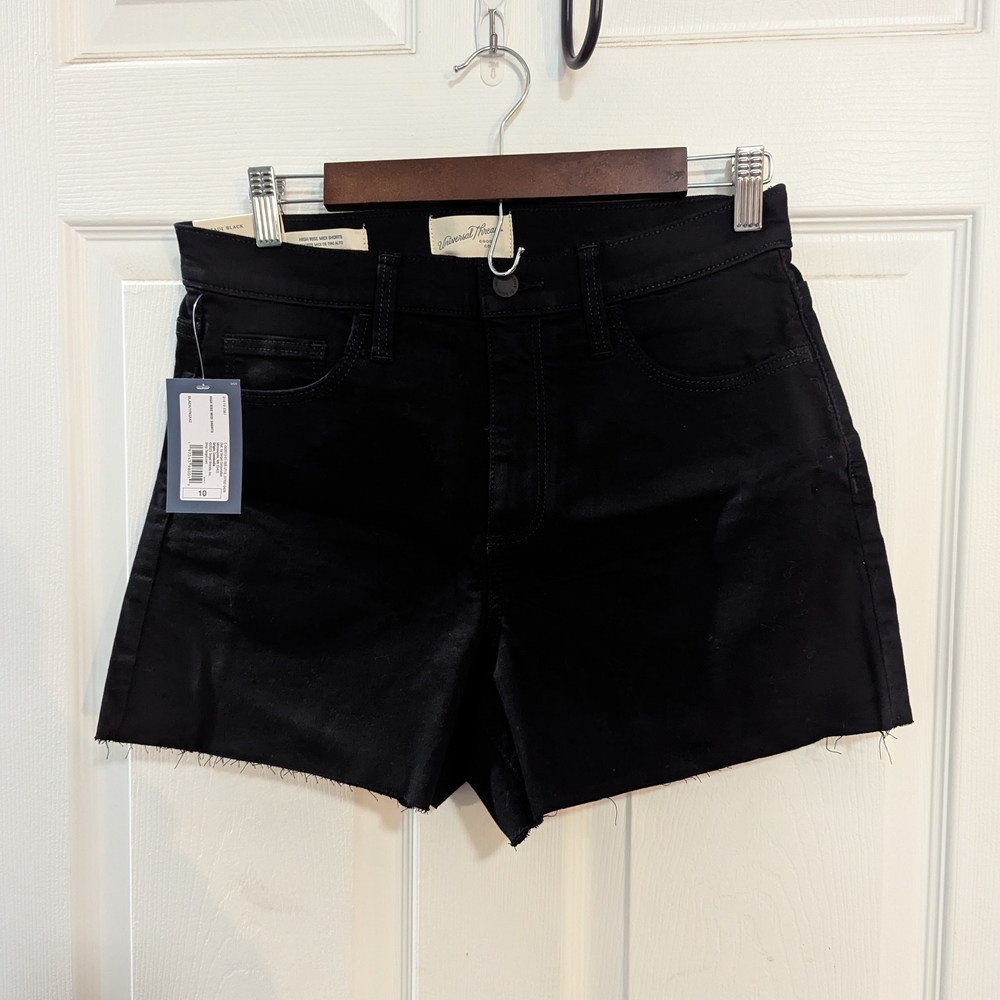 NWT Women's Black Denim Shorts